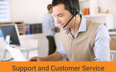 support and after sales service